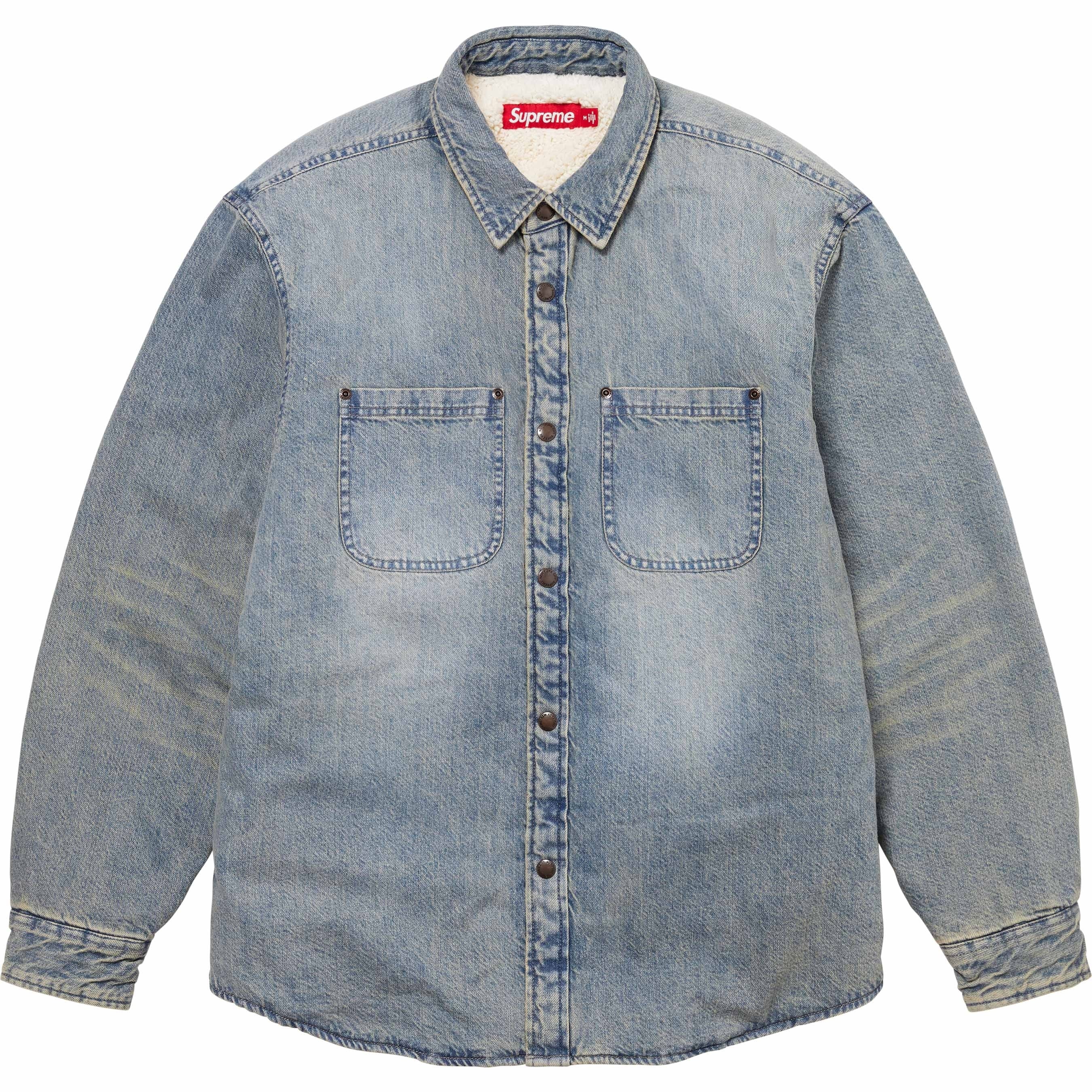 Faux Shearling Lined Work Shirt view 2